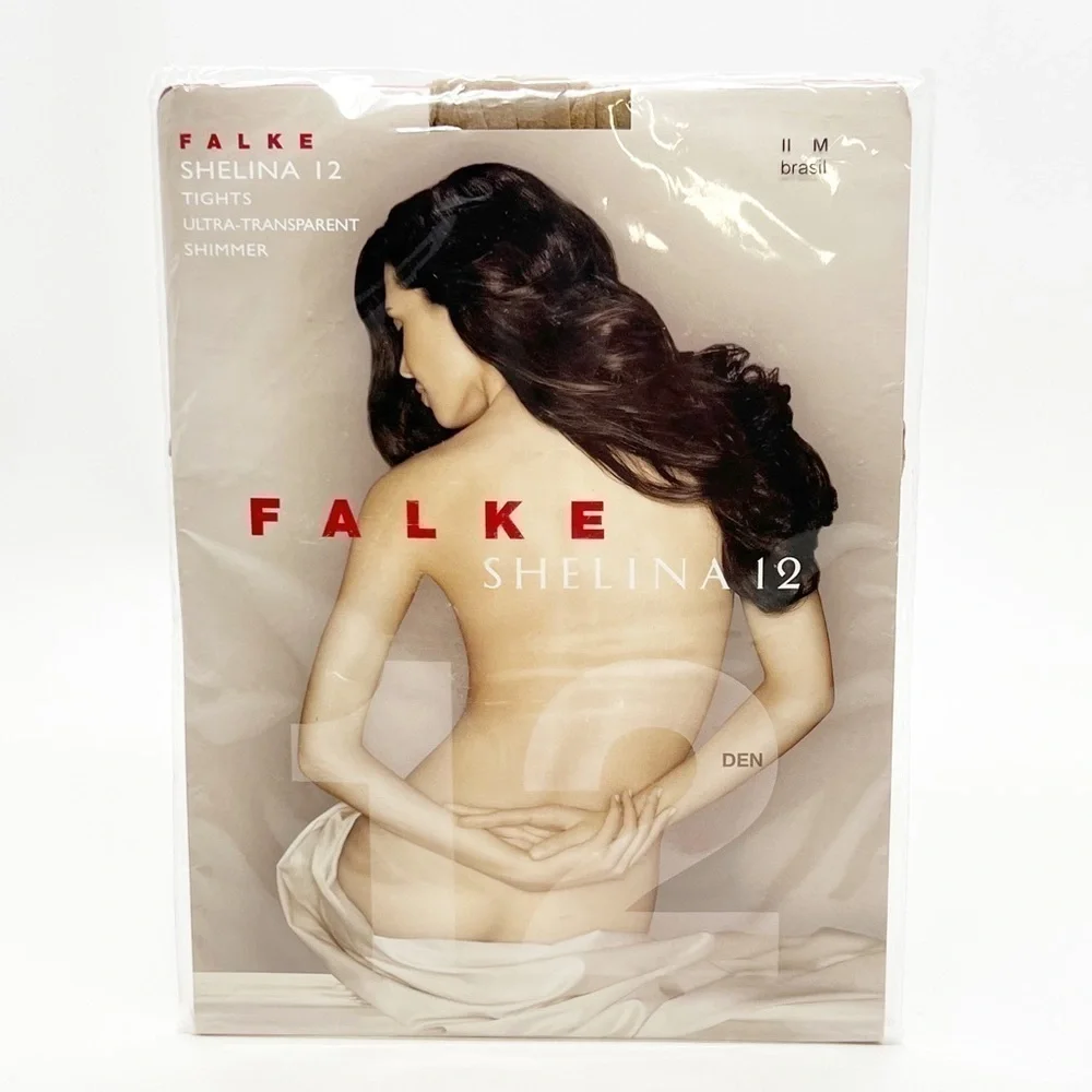 Falke Shelina 12 DEN Women’s Tights Size II / Medium Color Brasil New in Package